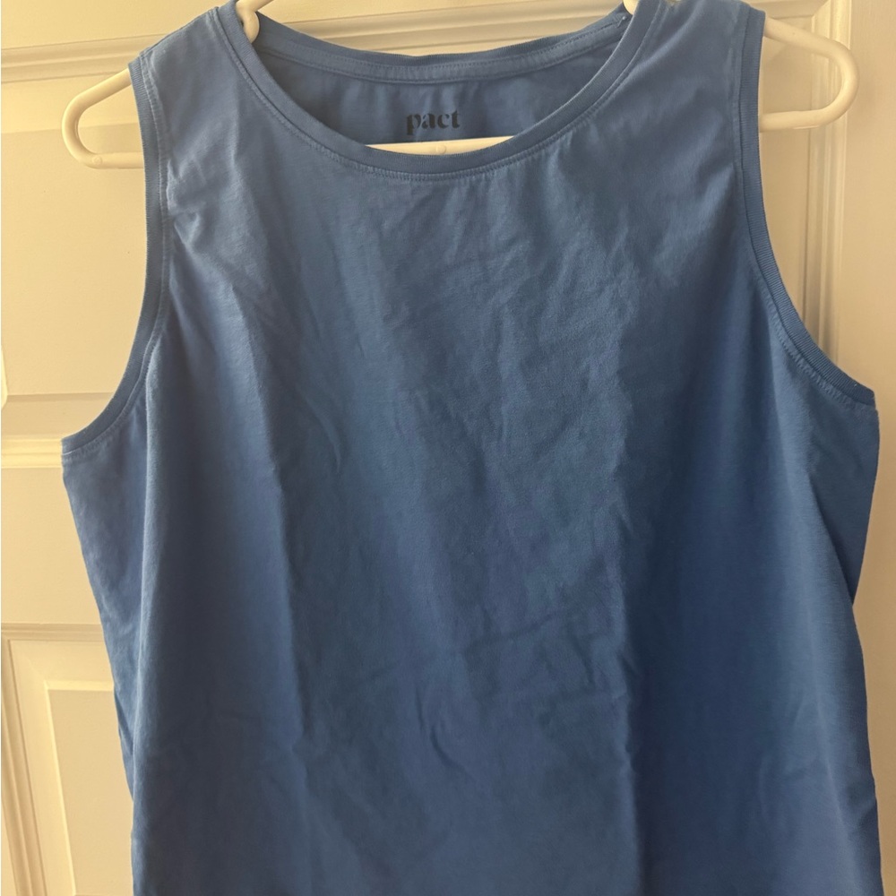 Pact Women's Vibrant Blue Tank Top